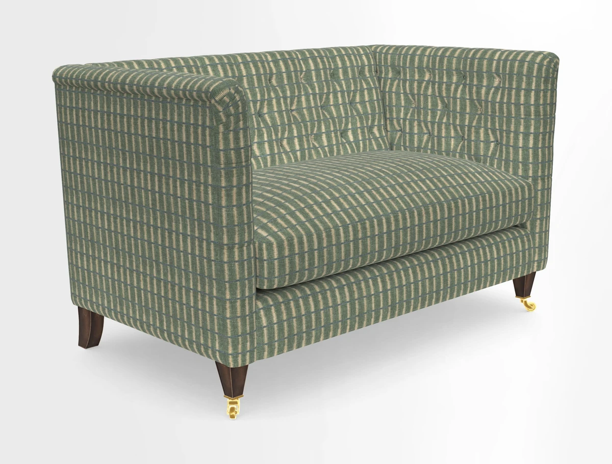 Holt 2 Seater Sofa in Cloth 22 Grand Teton Jade Seat in Cloth 22 Cedar Breaks Jade