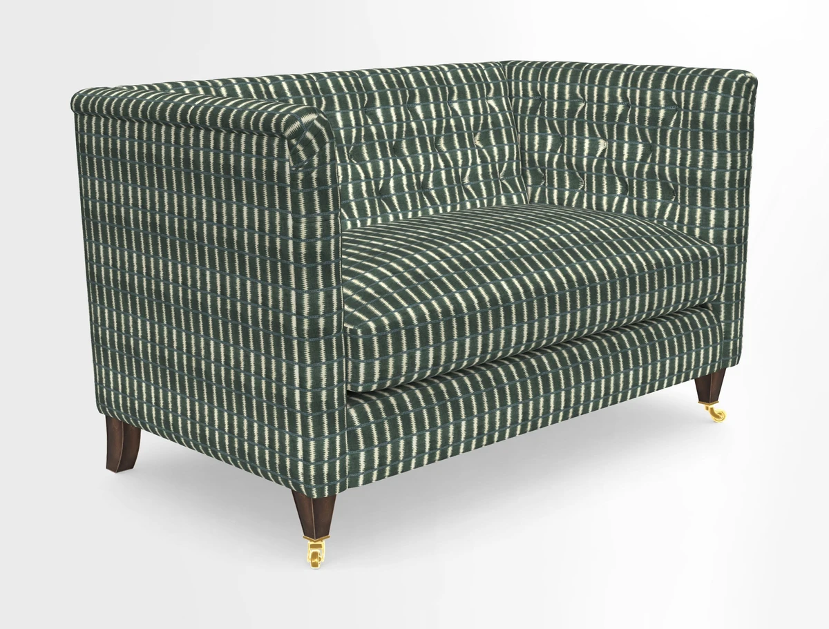 Holt 2 Seater Sofa in Cloth 22 Grand Teton Jade Seat in Cloth 22 Cedar Breaks Jade