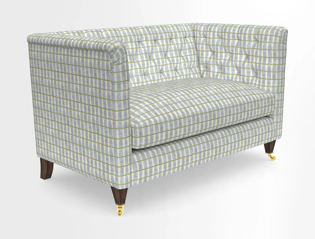 Holt 2 Seater Sofa in Cloth 22 Grand Teton Jade Seat in Cloth 22 Cedar Breaks Jade