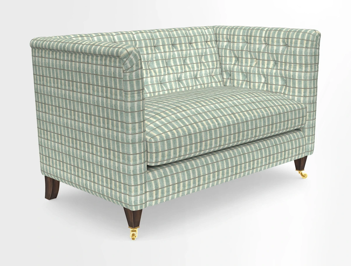Holt 2 Seater Sofa in Cloth 22 Grand Teton Jade Seat in Cloth 22 Cedar Breaks Jade