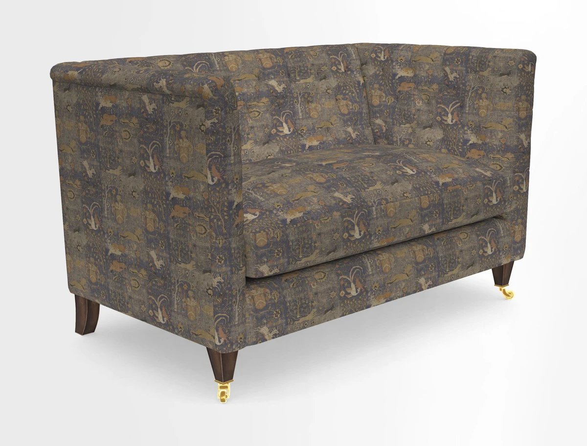 Holt 2 Seater Sofa in Cloth 22 Grand Teton Jade Seat in Cloth 22 Cedar Breaks Jade