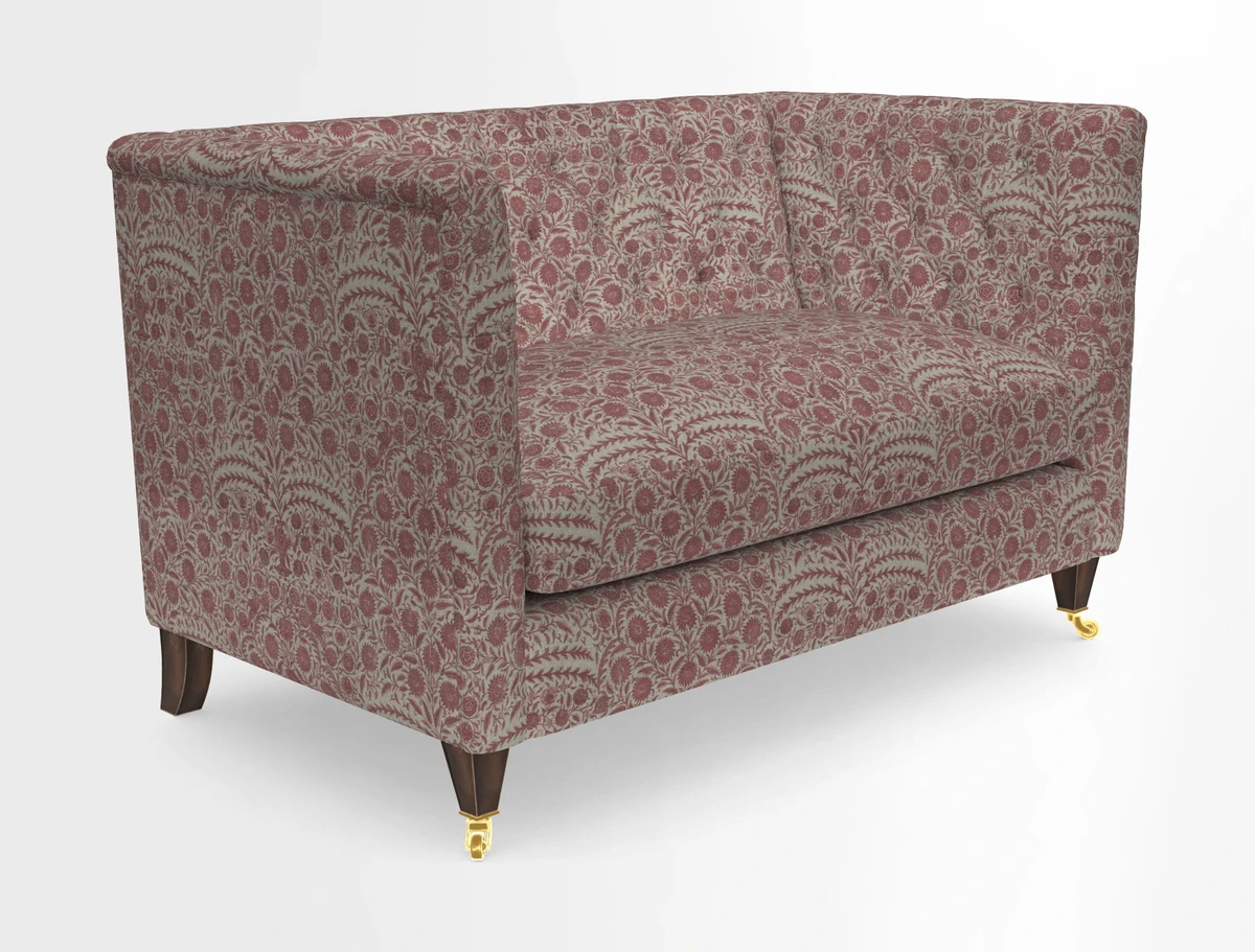 Holt 2 Seater Sofa in Cloth 22 Grand Teton Jade Seat in Cloth 22 Cedar Breaks Jade