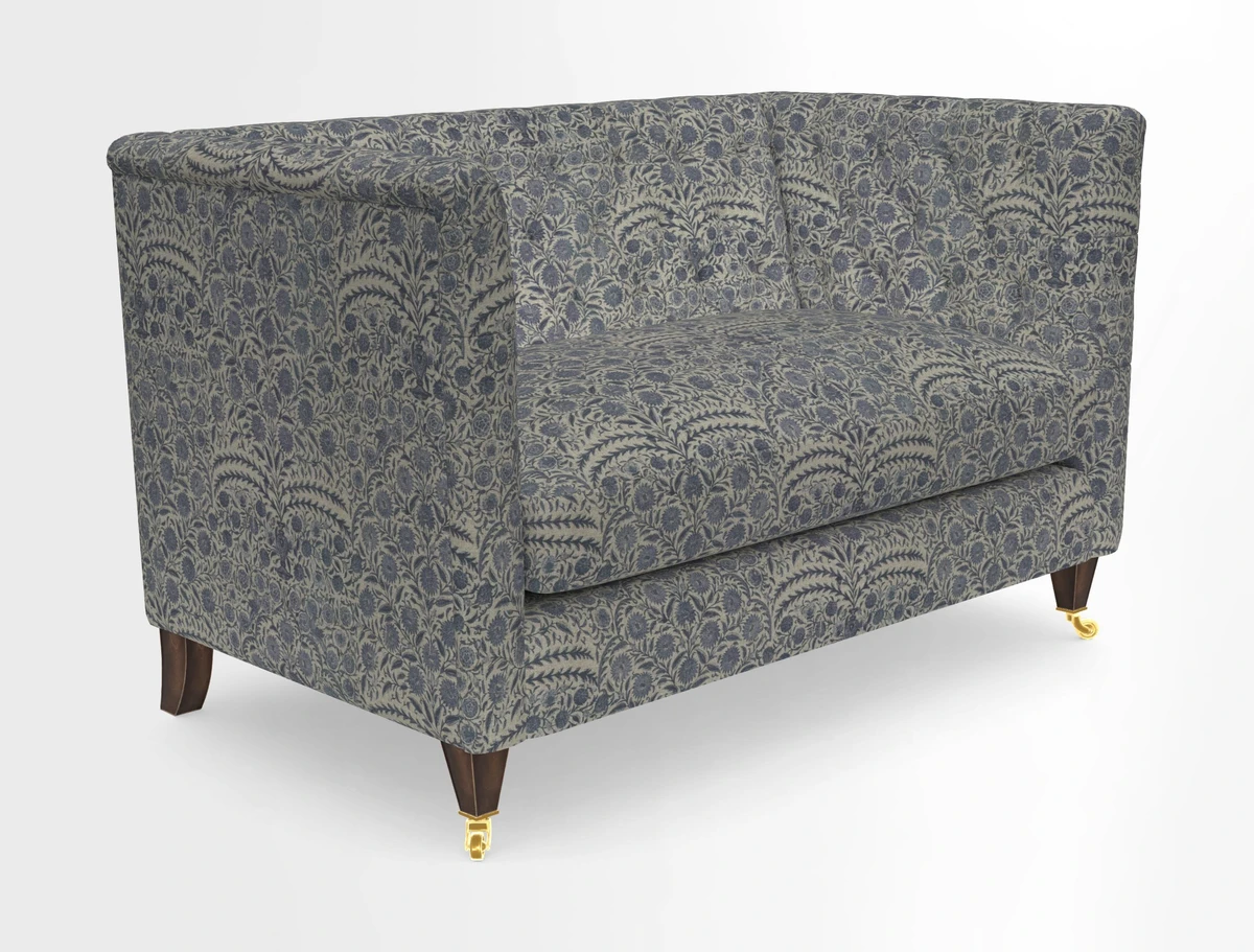 Holt 2 Seater Sofa in Cloth 22 Grand Teton Jade Seat in Cloth 22 Cedar Breaks Jade