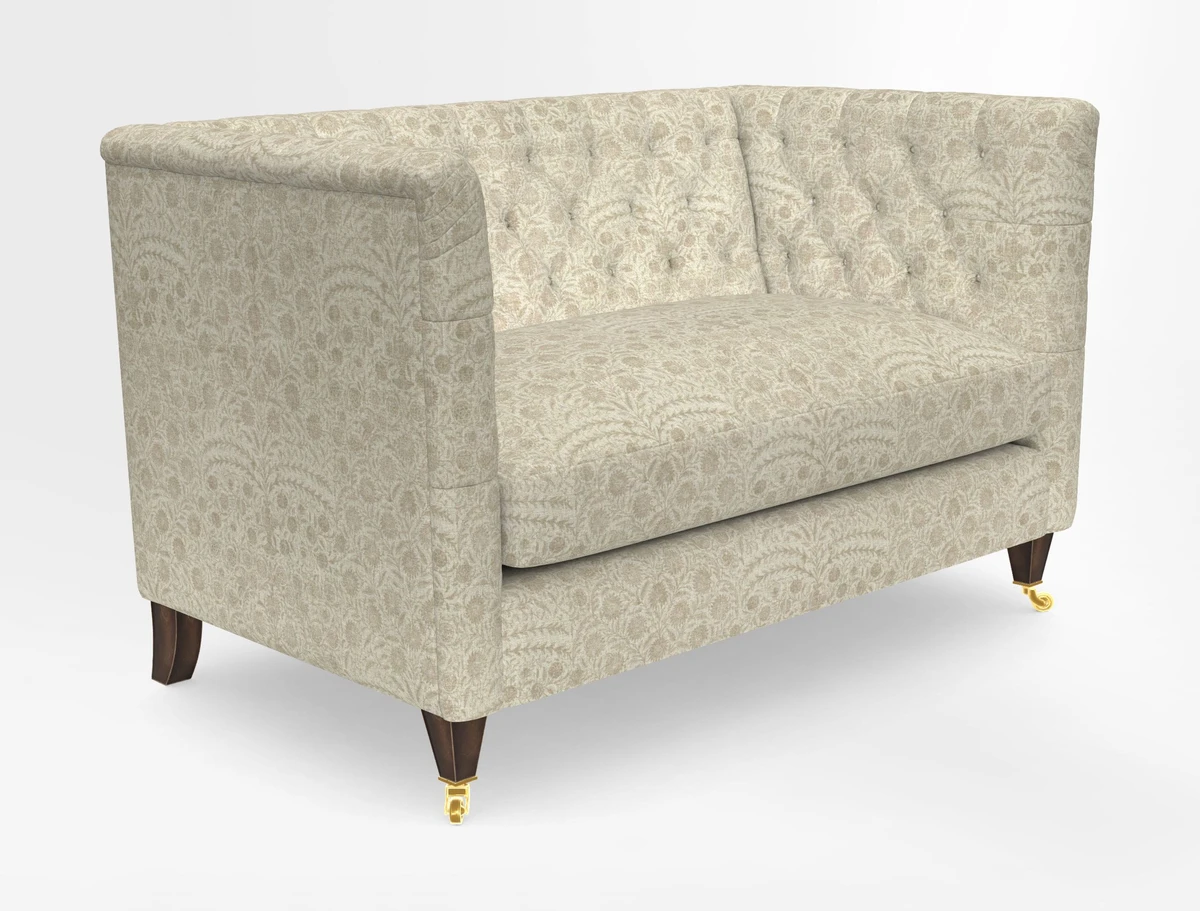 Holt 2 Seater Sofa in Cloth 22 Grand Teton Jade Seat in Cloth 22 Cedar Breaks Jade