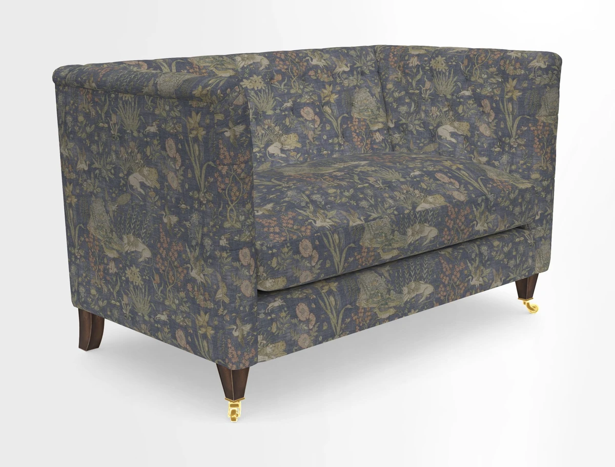 Holt 2 Seater Sofa in Cloth 22 Grand Teton Jade Seat in Cloth 22 Cedar Breaks Jade