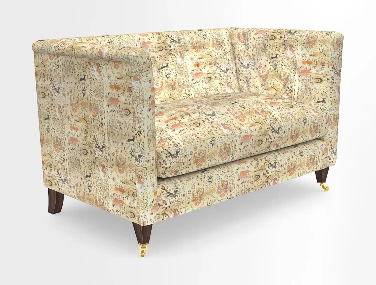 Holt 2 Seater Sofa in Cloth 22 Grand Teton Jade Seat in Cloth 22 Cedar Breaks Jade