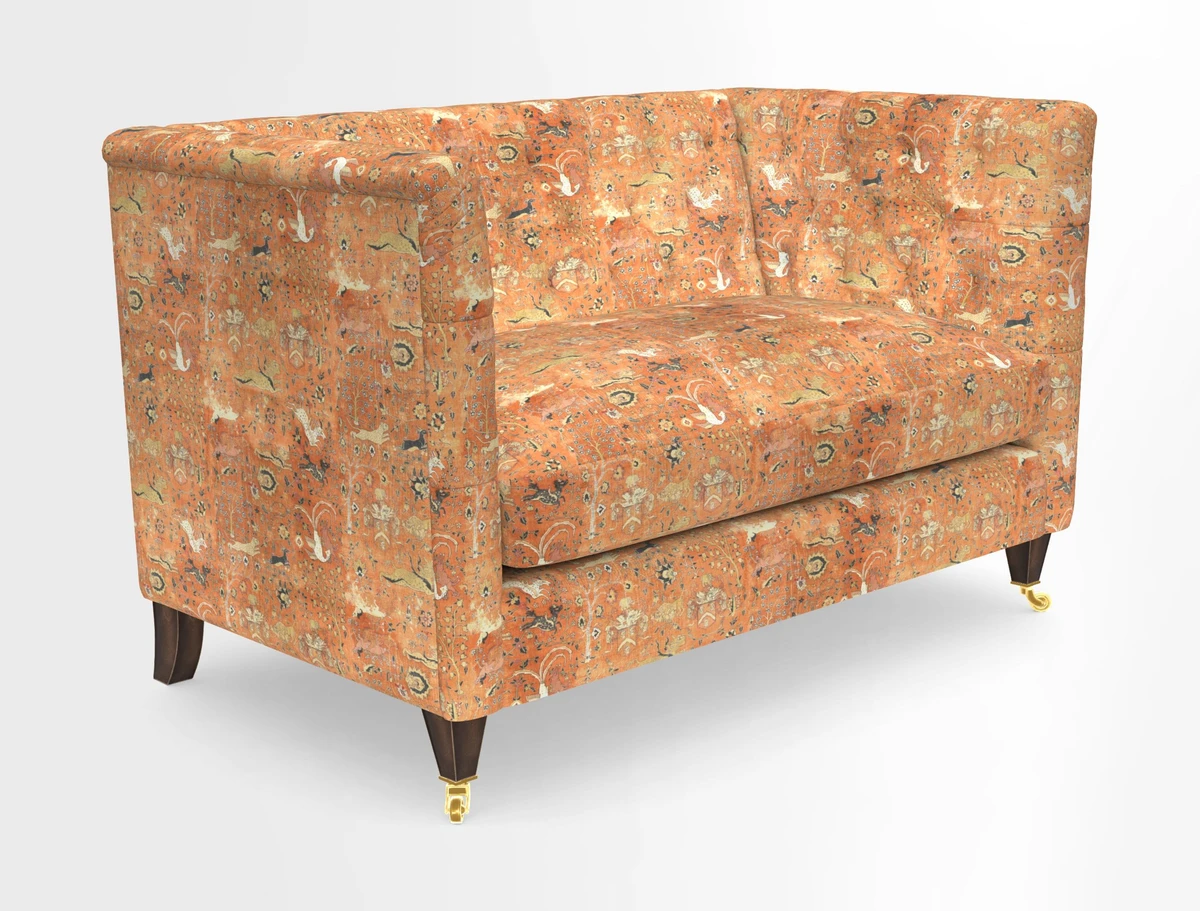 Holt 2 Seater Sofa in Cloth 22 Grand Teton Jade Seat in Cloth 22 Cedar Breaks Jade