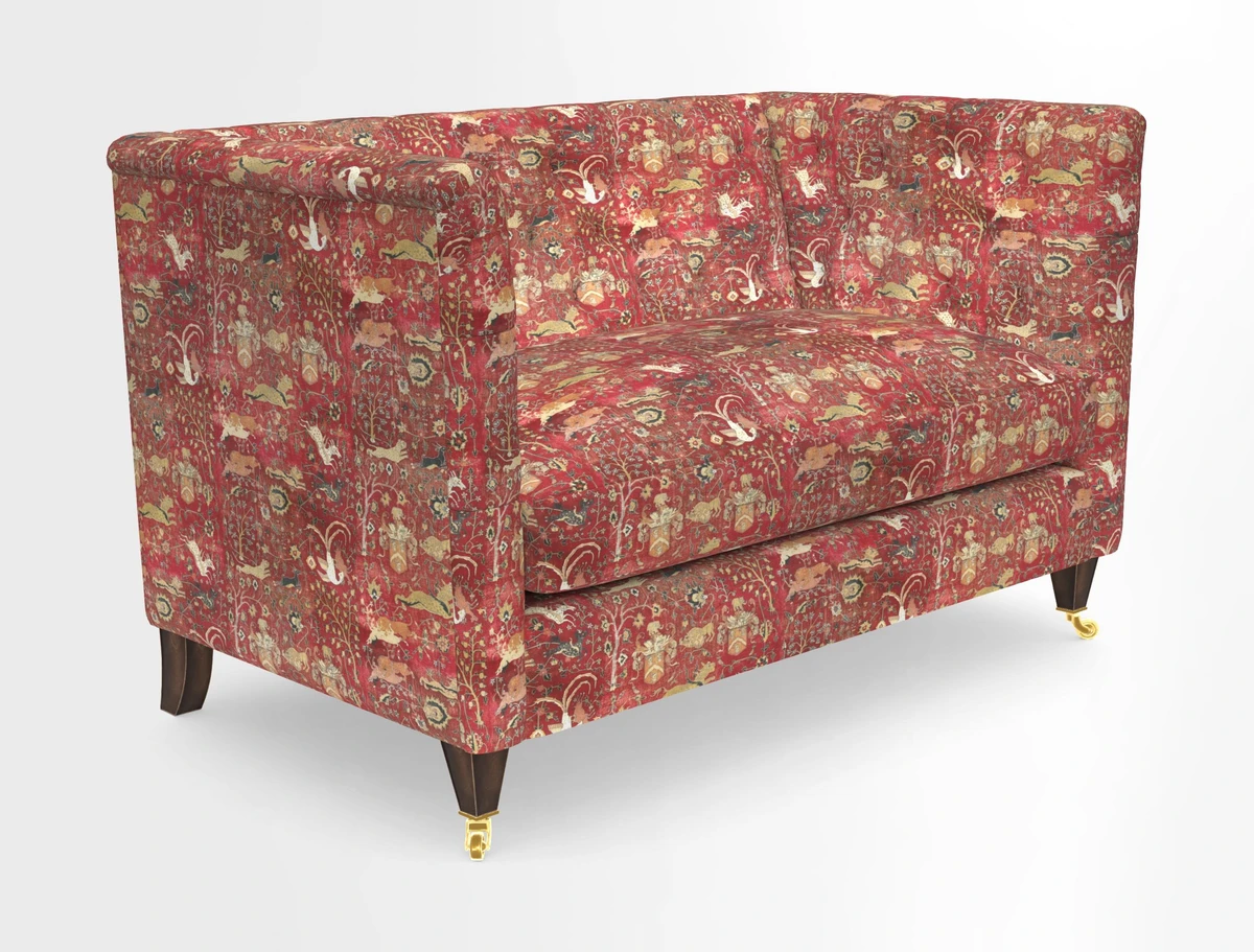 Holt 2 Seater Sofa in Cloth 22 Grand Teton Jade Seat in Cloth 22 Cedar Breaks Jade