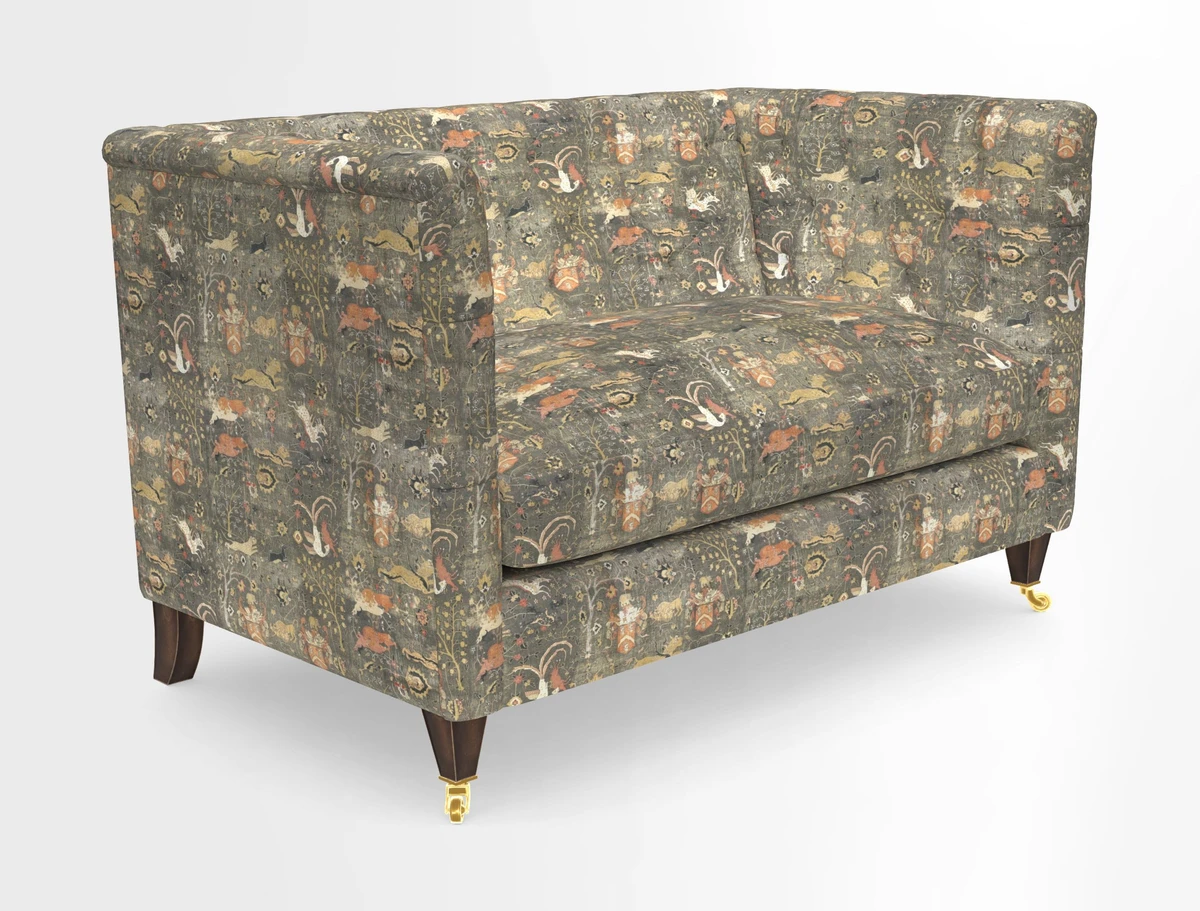 Holt 2 Seater Sofa in Cloth 22 Grand Teton Jade Seat in Cloth 22 Cedar Breaks Jade