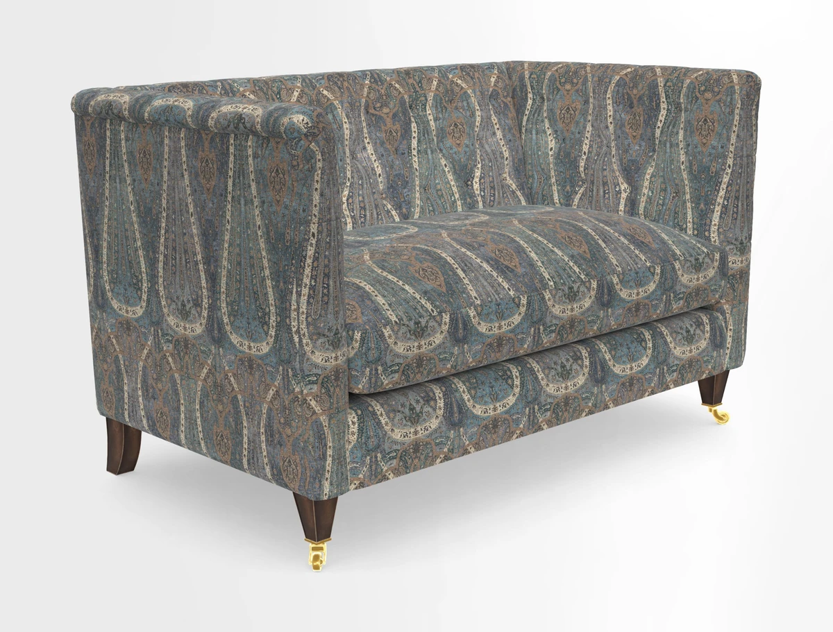 Holt 2 Seater Sofa in Cloth 22 Grand Teton Jade Seat in Cloth 22 Cedar Breaks Jade