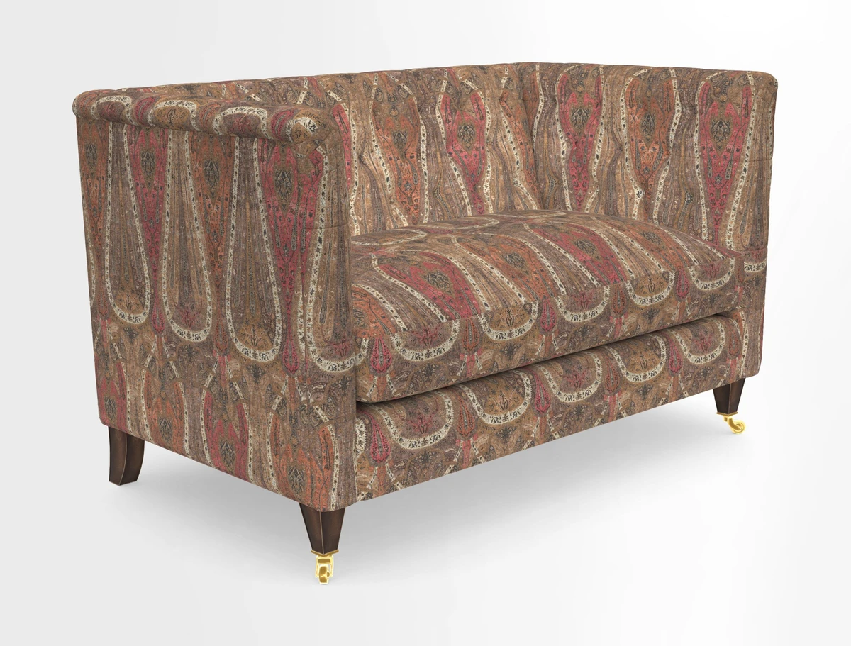 Holt 2 Seater Sofa in Cloth 22 Grand Teton Jade Seat in Cloth 22 Cedar Breaks Jade