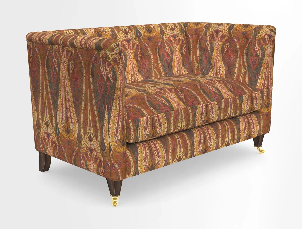 Holt 2 Seater Sofa in Cloth 22 Grand Teton Jade Seat in Cloth 22 Cedar Breaks Jade