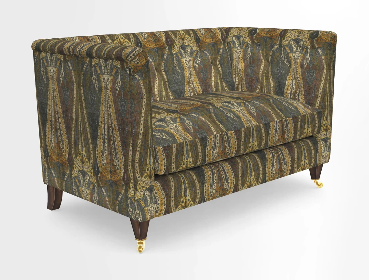 Holt 2 Seater Sofa in Cloth 22 Grand Teton Jade Seat in Cloth 22 Cedar Breaks Jade