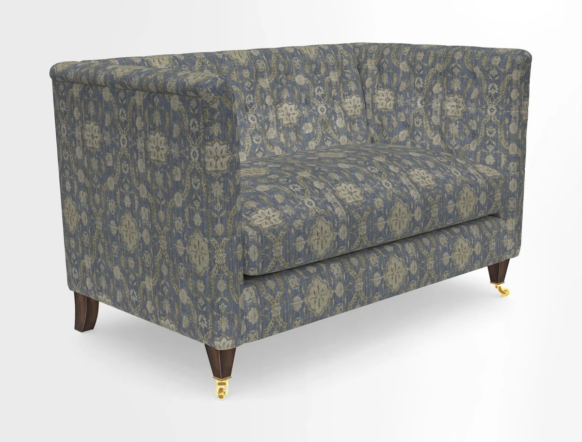 Holt 2 Seater Sofa in Cloth 22 Grand Teton Jade Seat in Cloth 22 Cedar Breaks Jade