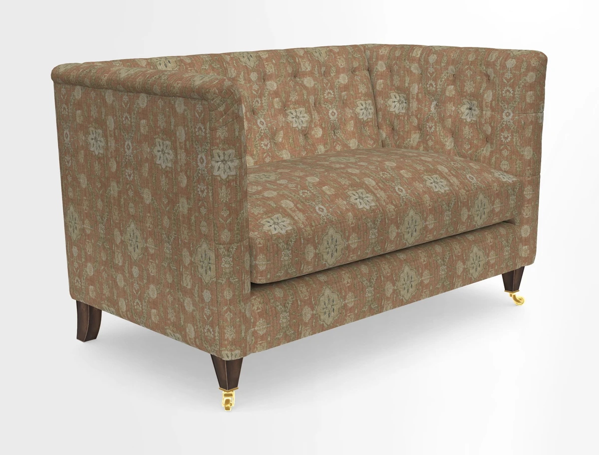Holt 2 Seater Sofa in Cloth 22 Grand Teton Jade Seat in Cloth 22 Cedar Breaks Jade