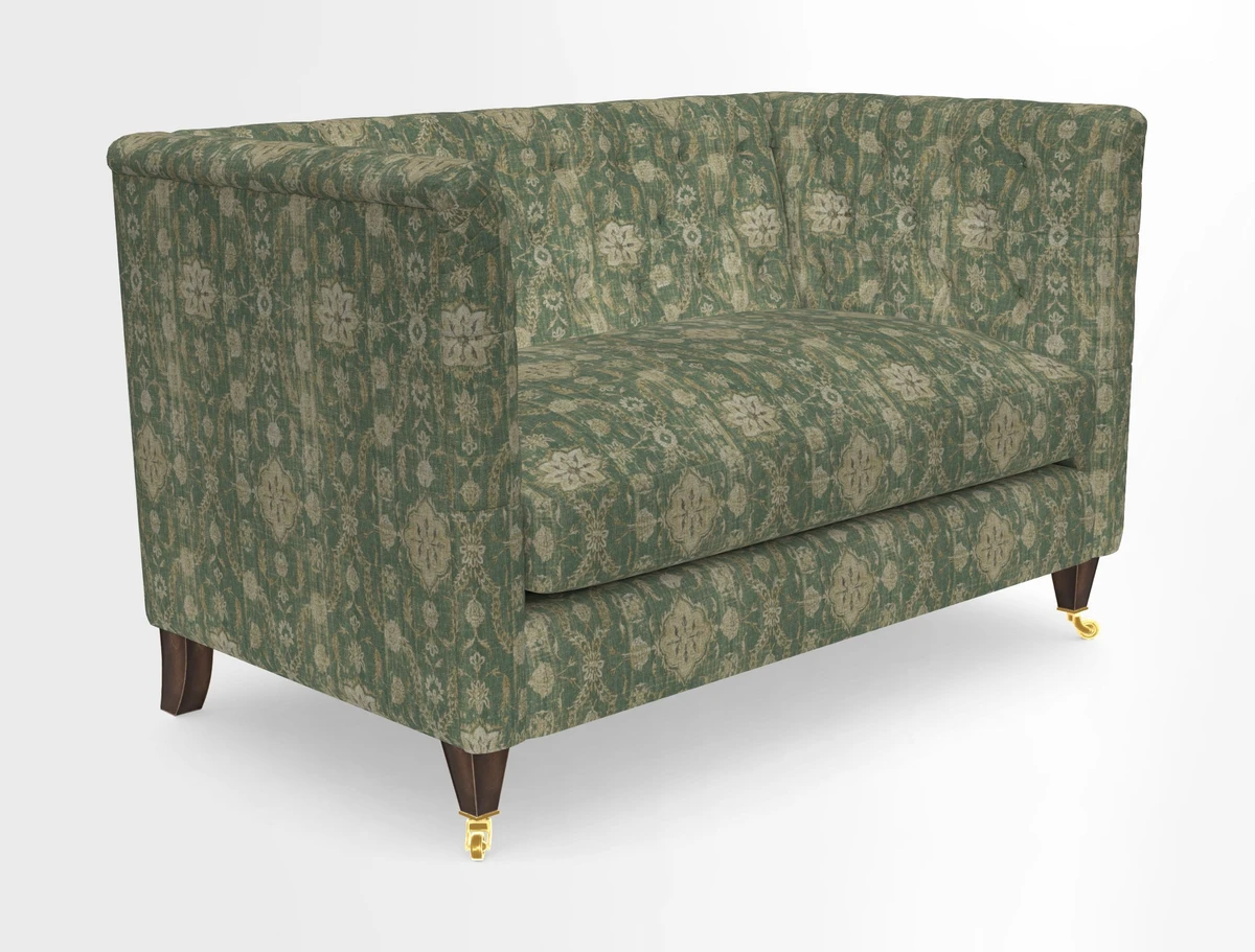 Holt 2 Seater Sofa in Cloth 22 Grand Teton Jade Seat in Cloth 22 Cedar Breaks Jade