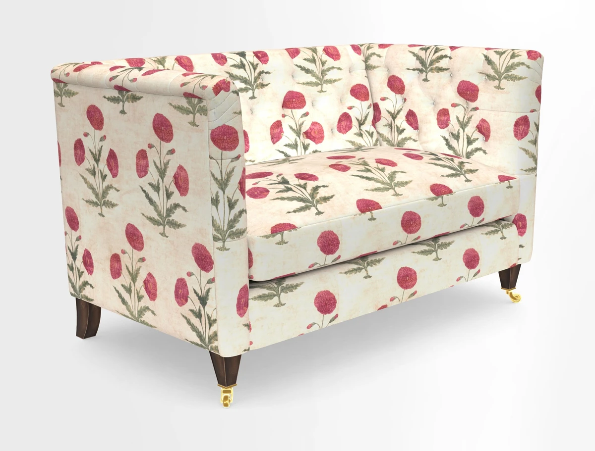 Holt 2 Seater Sofa in Cloth 22 Grand Teton Jade Seat in Cloth 22 Cedar Breaks Jade