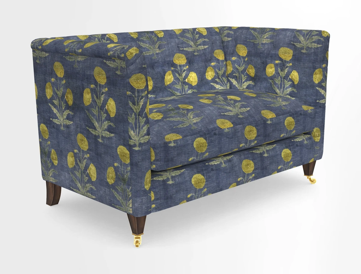 Holt 2 Seater Sofa in Cloth 22 Grand Teton Jade Seat in Cloth 22 Cedar Breaks Jade