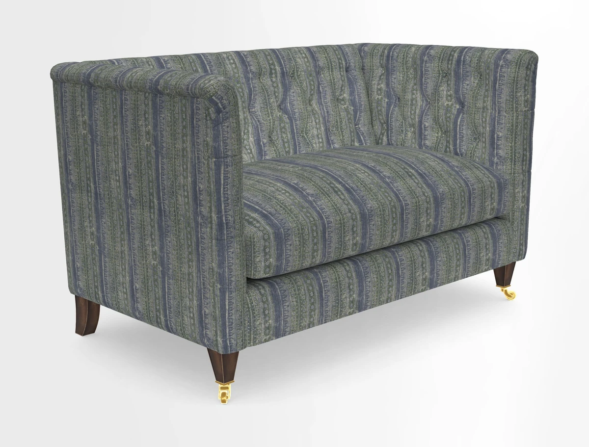 Holt 2 Seater Sofa in Cloth 22 Grand Teton Jade Seat in Cloth 22 Cedar Breaks Jade