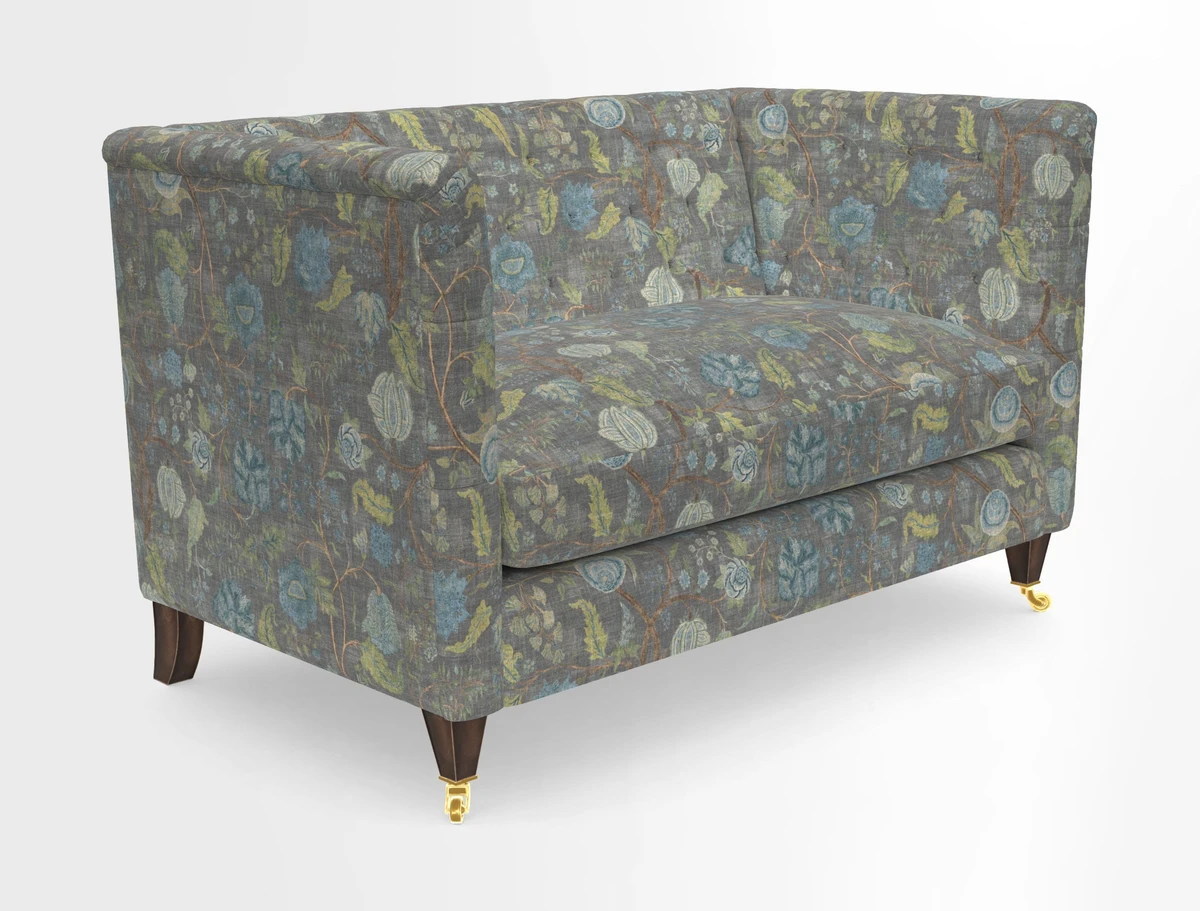 Holt 2 Seater Sofa in Cloth 22 Grand Teton Jade Seat in Cloth 22 Cedar Breaks Jade