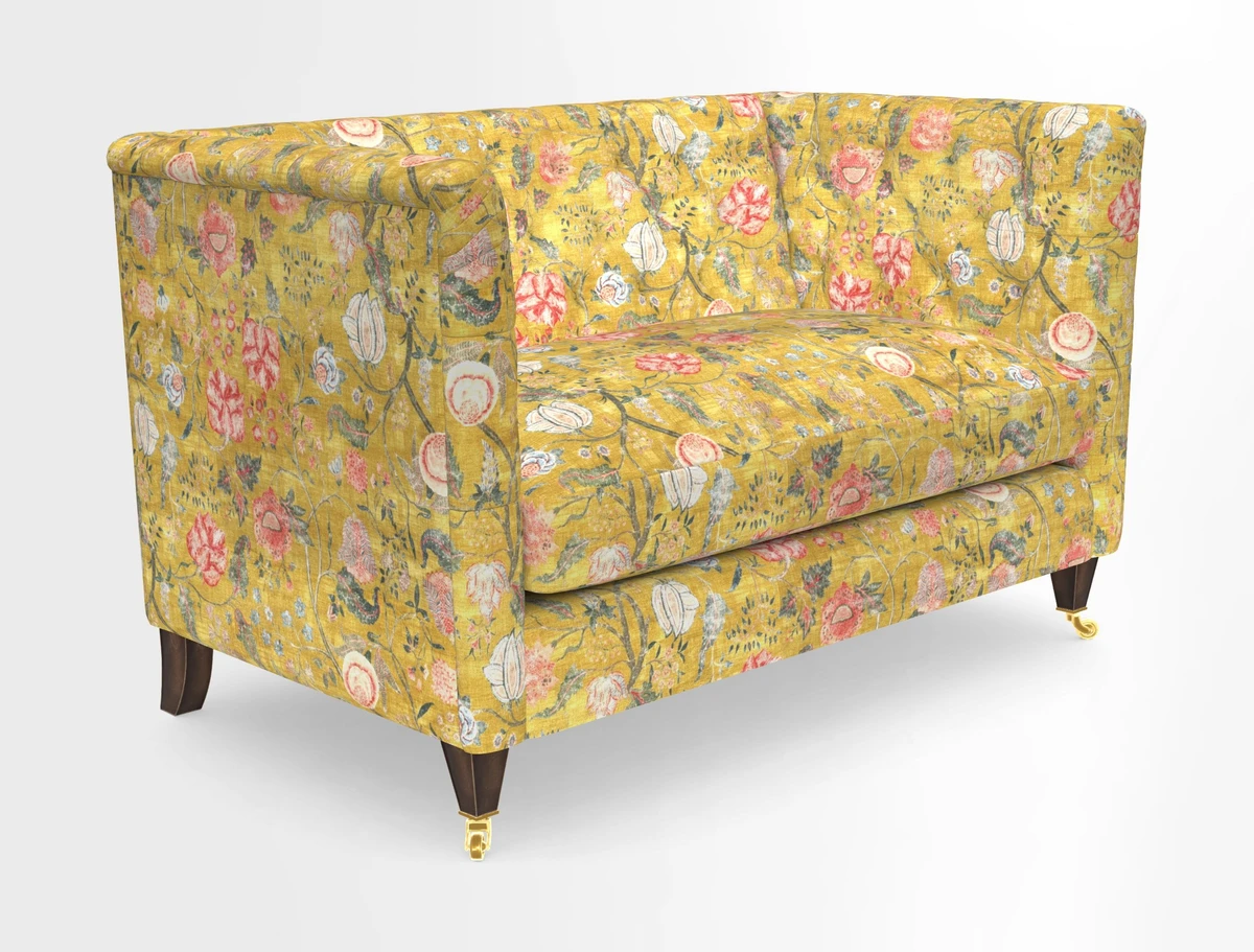 Holt 2 Seater Sofa in Cloth 22 Grand Teton Jade Seat in Cloth 22 Cedar Breaks Jade
