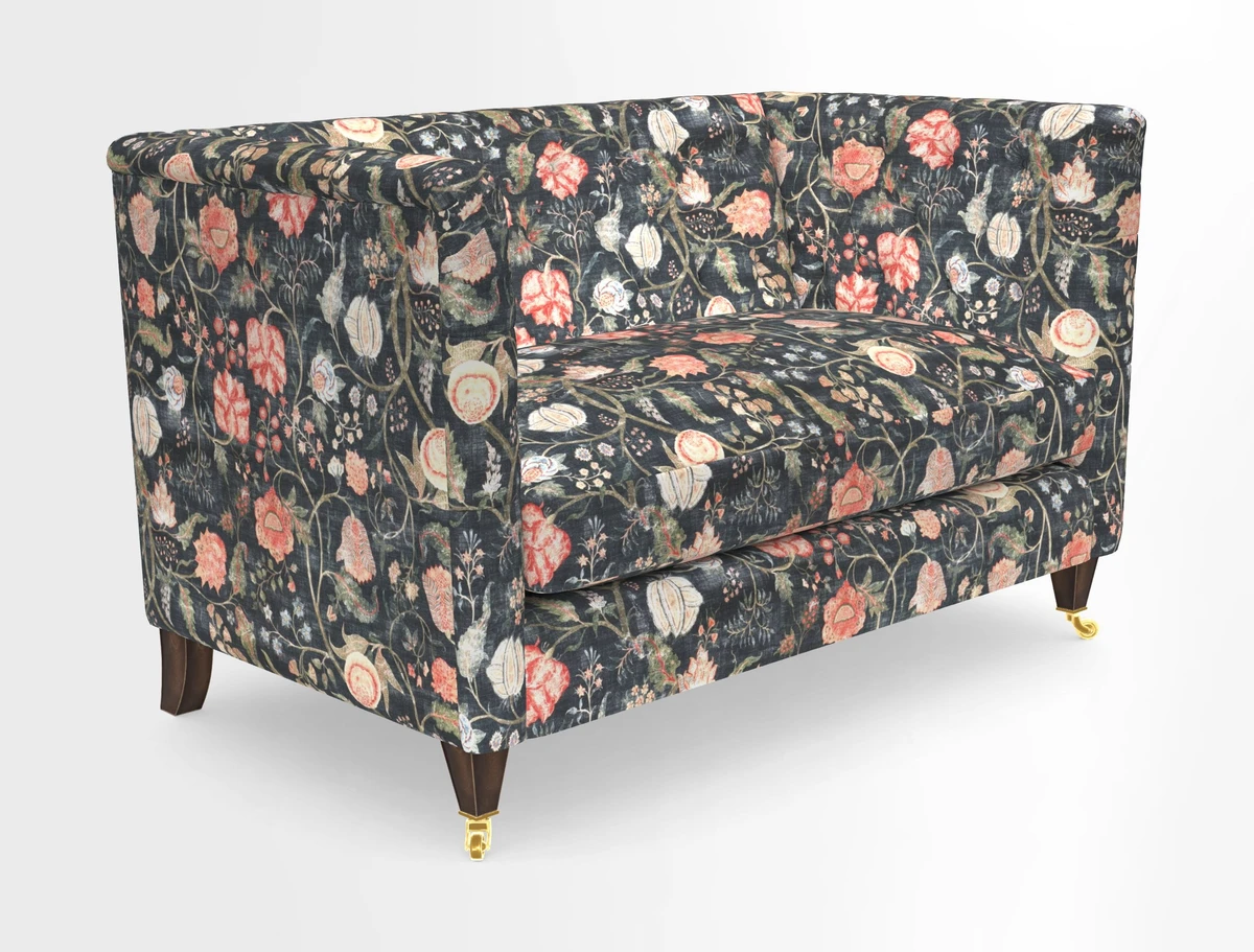 Holt 2 Seater Sofa in Cloth 22 Grand Teton Jade Seat in Cloth 22 Cedar Breaks Jade