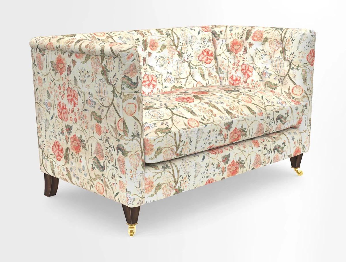 Holt 2 Seater Sofa in Cloth 22 Grand Teton Jade Seat in Cloth 22 Cedar Breaks Jade