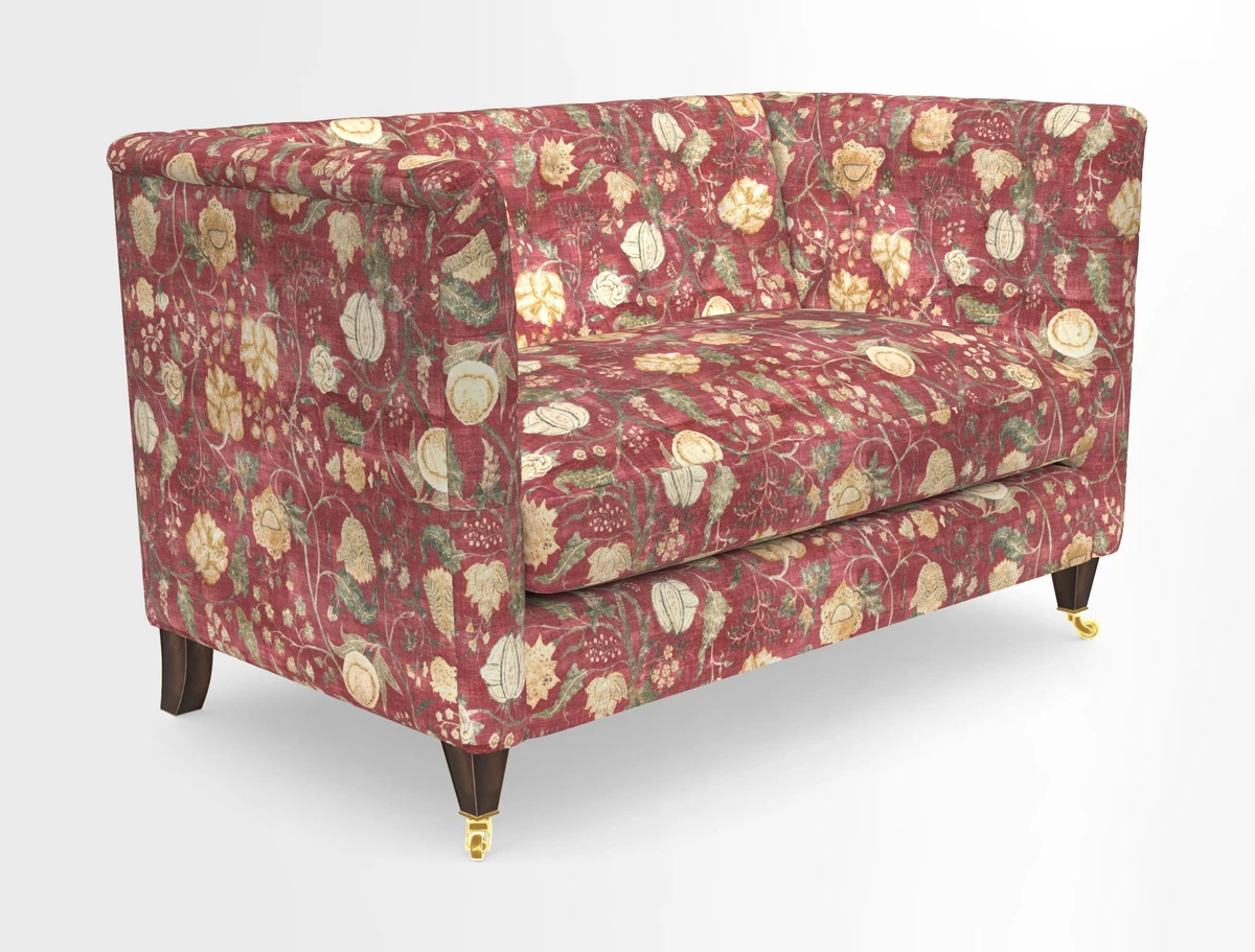 Holt 2 Seater Sofa in Cloth 22 Grand Teton Jade Seat in Cloth 22 Cedar Breaks Jade