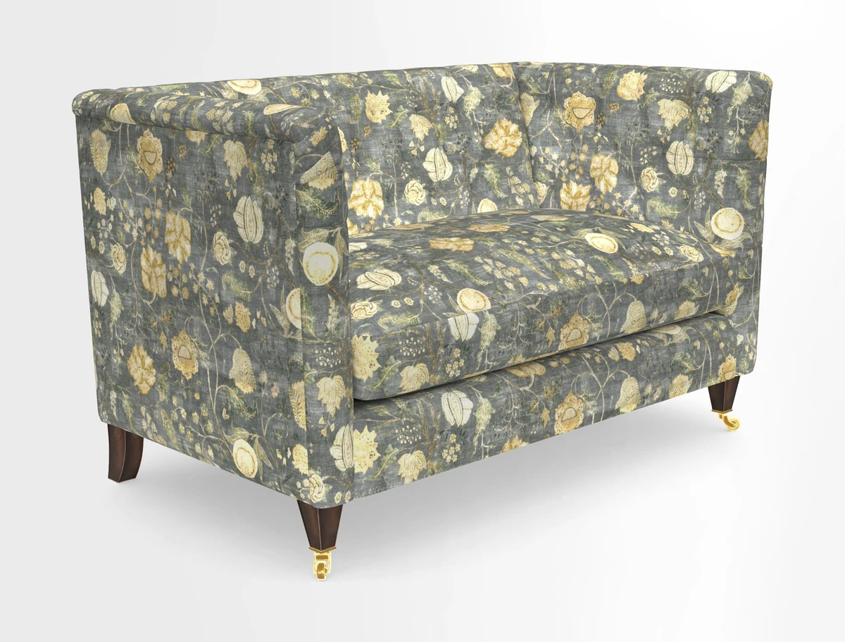 Holt 2 Seater Sofa in Cloth 22 Grand Teton Jade Seat in Cloth 22 Cedar Breaks Jade