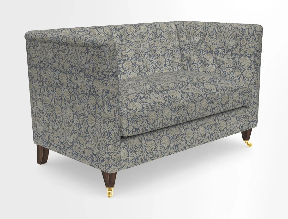 Holt 2 Seater Sofa in Cloth 22 Grand Teton Jade Seat in Cloth 22 Cedar Breaks Jade
