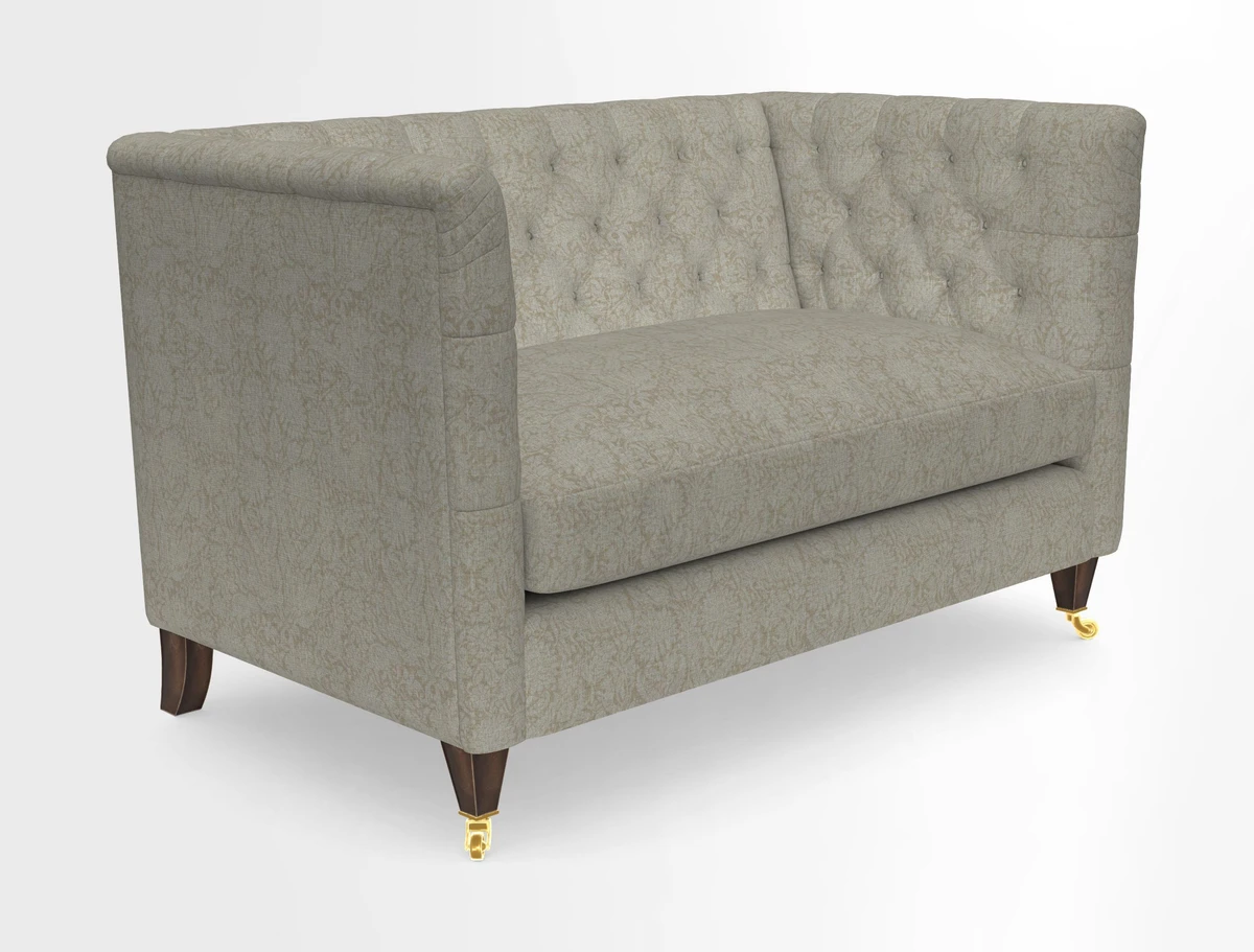 Holt 2 Seater Sofa in Cloth 22 Grand Teton Jade Seat in Cloth 22 Cedar Breaks Jade