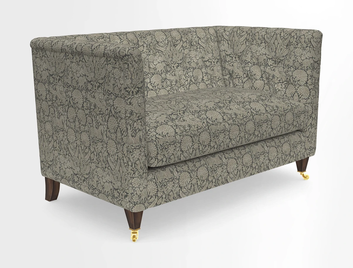 Holt 2 Seater Sofa in Cloth 22 Grand Teton Jade Seat in Cloth 22 Cedar Breaks Jade