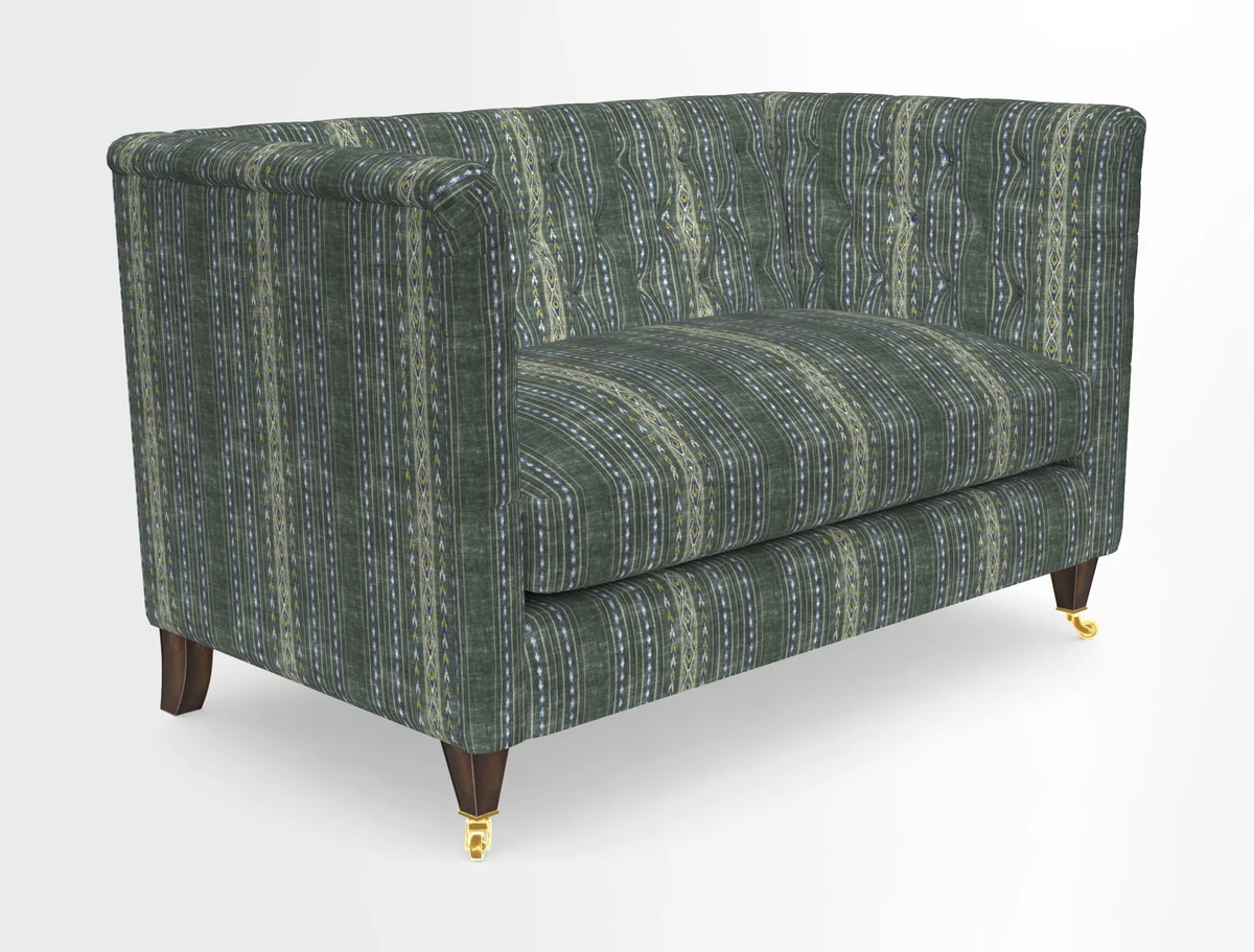 Holt 2 Seater Sofa in Cloth 22 Grand Teton Jade Seat in Cloth 22 Cedar Breaks Jade