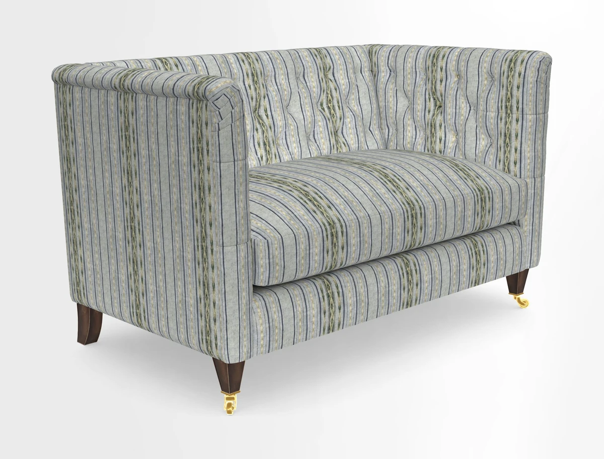 Holt 2 Seater Sofa in Cloth 22 Grand Teton Jade Seat in Cloth 22 Cedar Breaks Jade