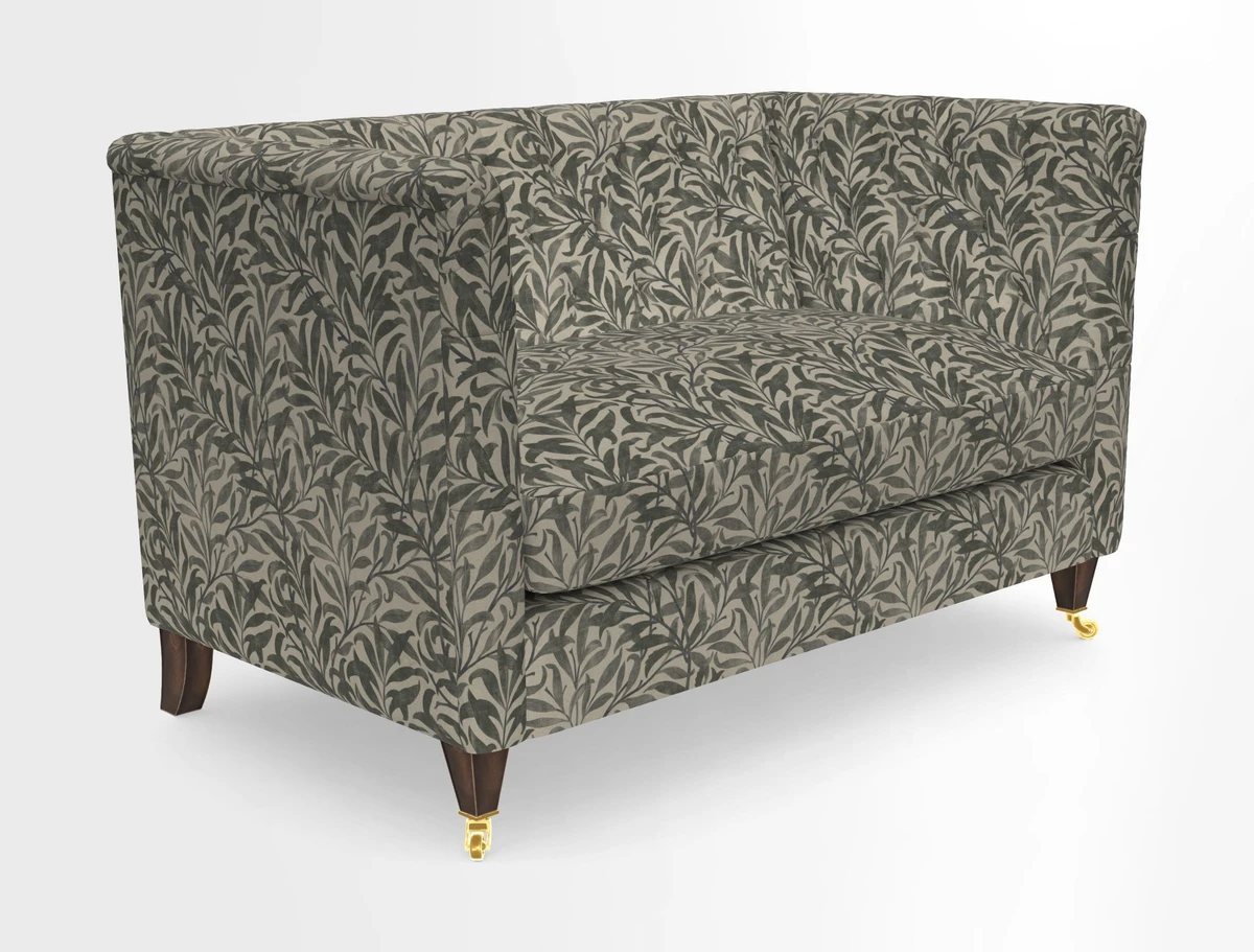 Holt 2 Seater Sofa in Cloth 22 Grand Teton Jade Seat in Cloth 22 Cedar Breaks Jade