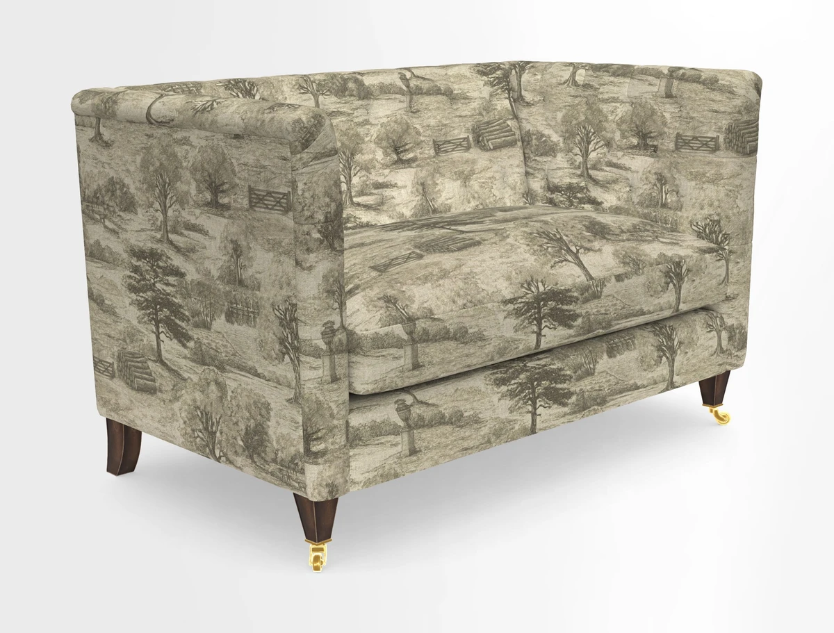 Holt 2 Seater Sofa in Cloth 22 Grand Teton Jade Seat in Cloth 22 Cedar Breaks Jade
