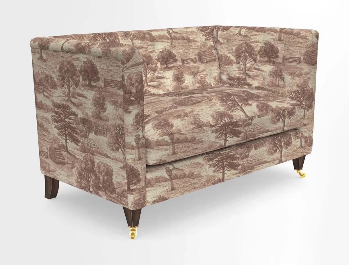 Holt 2 Seater Sofa in Cloth 22 Grand Teton Jade Seat in Cloth 22 Cedar Breaks Jade