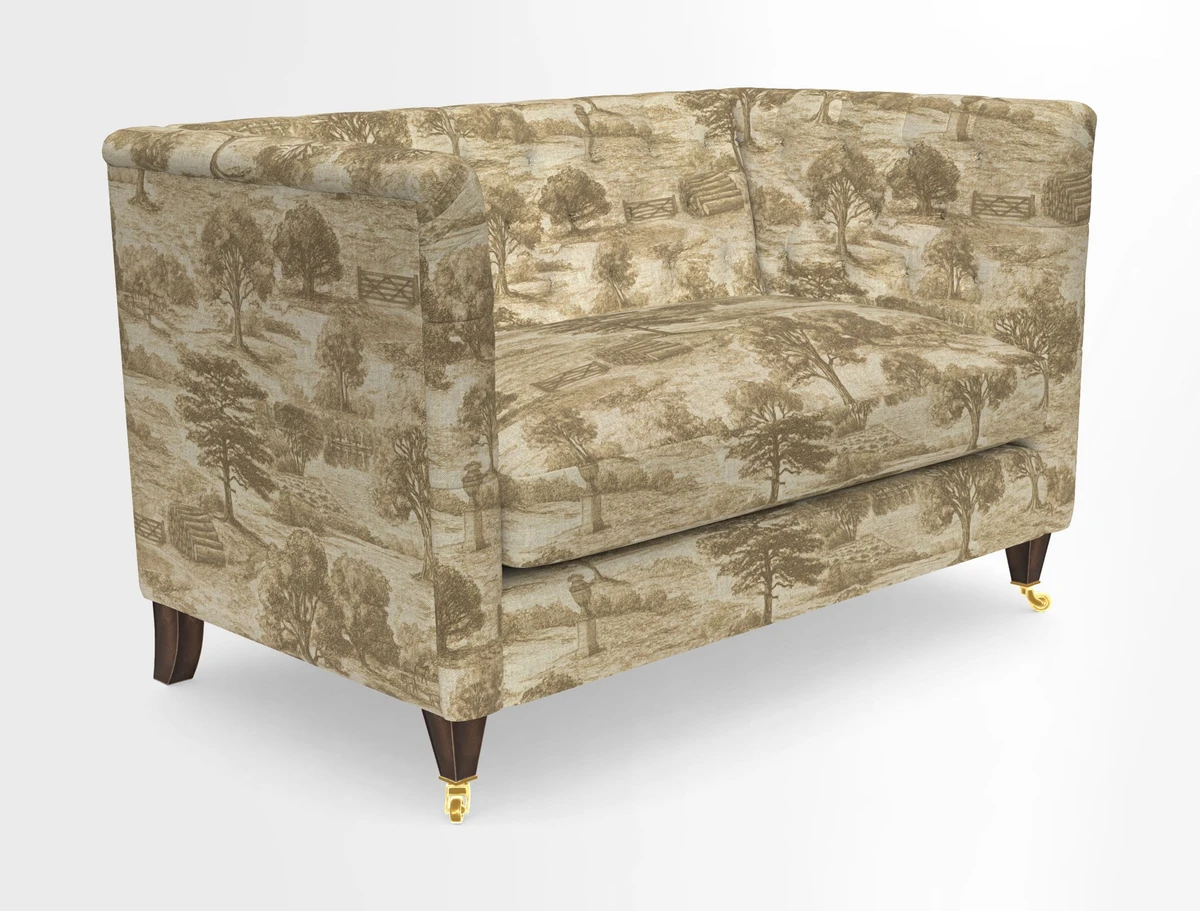 Holt 2 Seater Sofa in Cloth 22 Grand Teton Jade Seat in Cloth 22 Cedar Breaks Jade