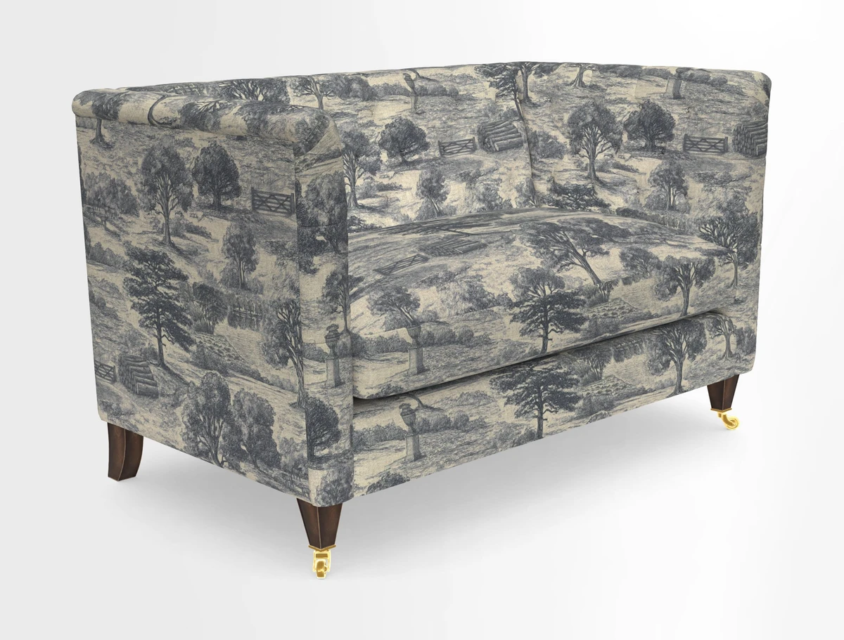 Holt 2 Seater Sofa in Cloth 22 Grand Teton Jade Seat in Cloth 22 Cedar Breaks Jade