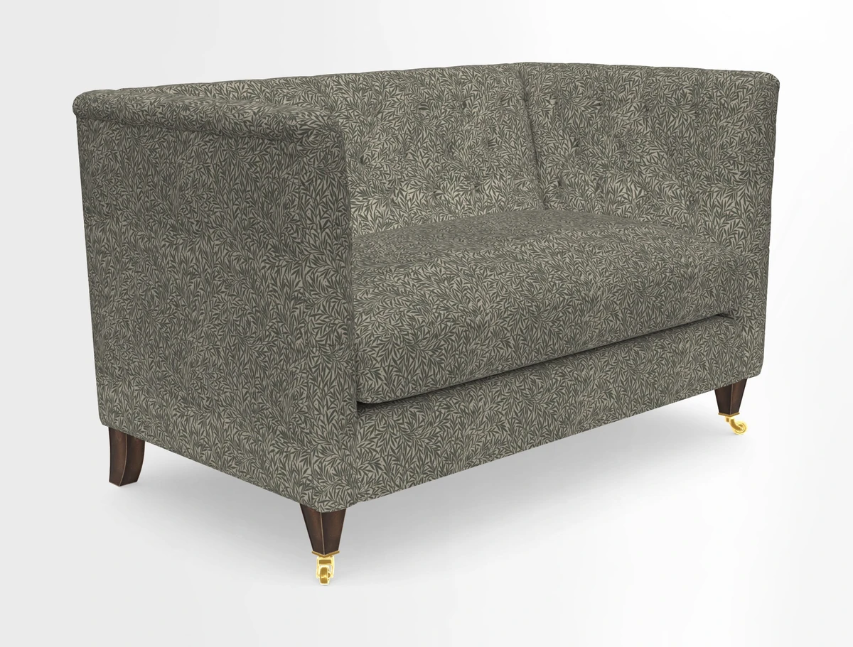 Holt 2 Seater Sofa in Cloth 22 Grand Teton Jade Seat in Cloth 22 Cedar Breaks Jade