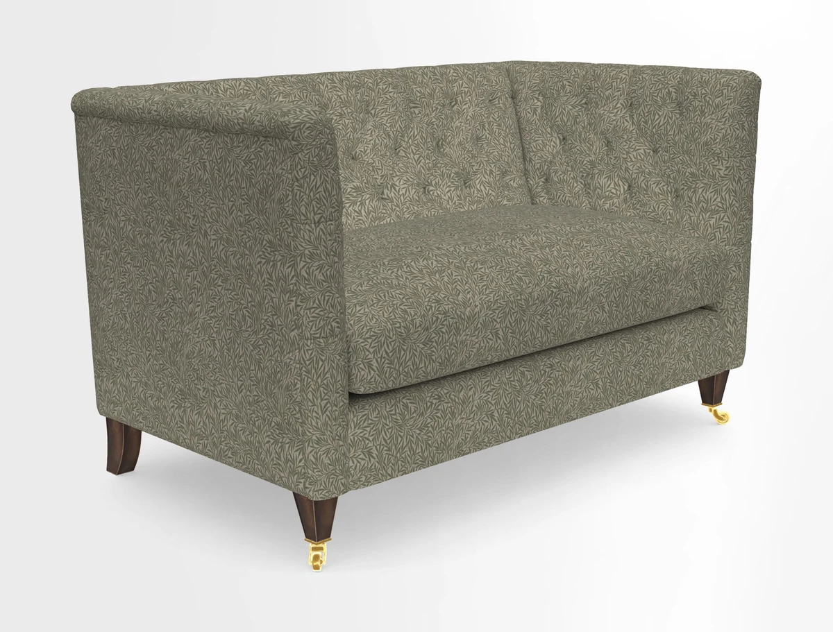 Holt 2 Seater Sofa in Cloth 22 Grand Teton Jade Seat in Cloth 22 Cedar Breaks Jade