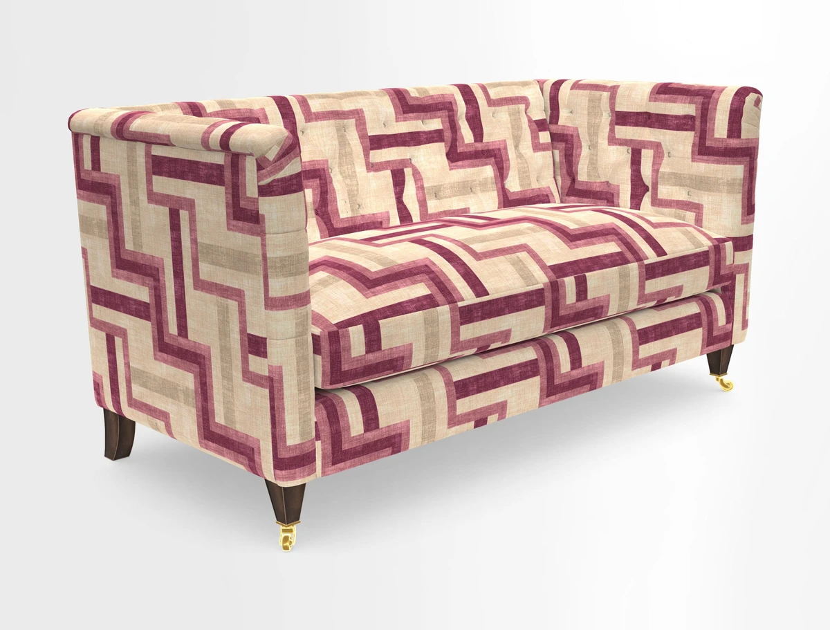 Holt Sofa in Cloth 22 Grand Teton Jade Seat in Cloth 22 Cedar Breaks Jade
