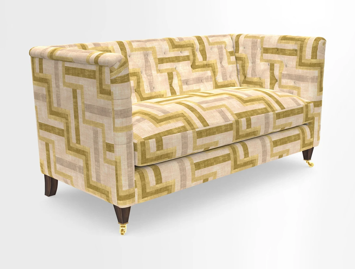 Holt Sofa in Cloth 22 Grand Teton Jade Seat in Cloth 22 Cedar Breaks Jade