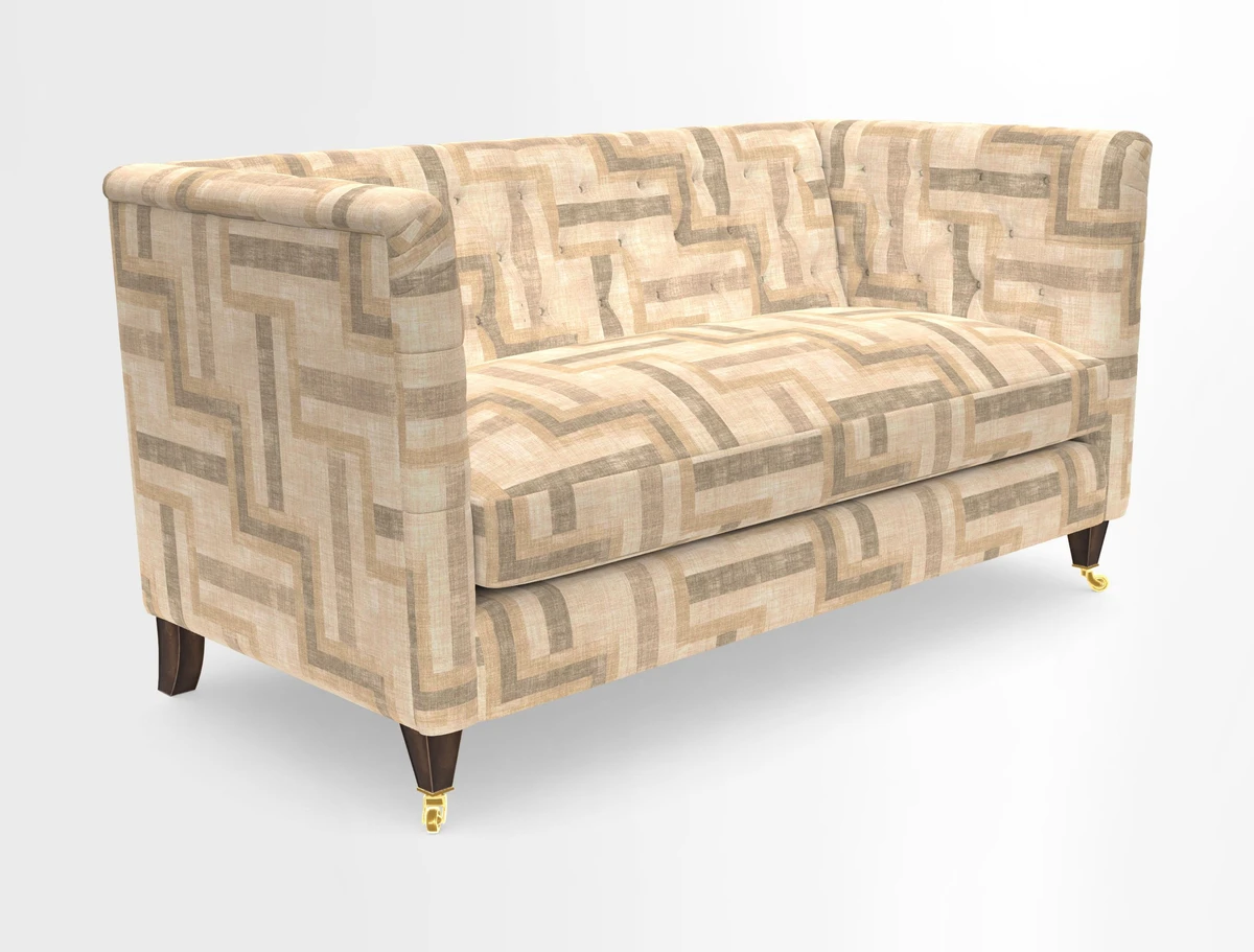 Holt Sofa in Cloth 22 Grand Teton Jade Seat in Cloth 22 Cedar Breaks Jade