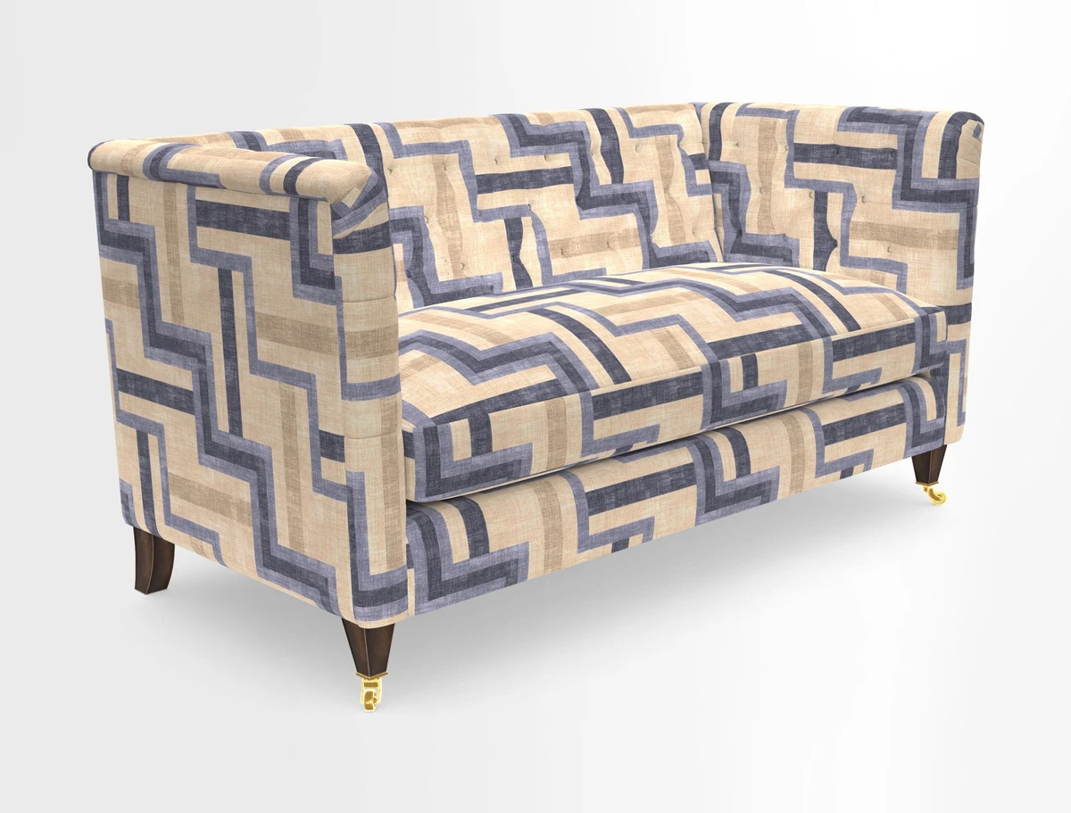 Holt Sofa in Cloth 22 Grand Teton Jade Seat in Cloth 22 Cedar Breaks Jade