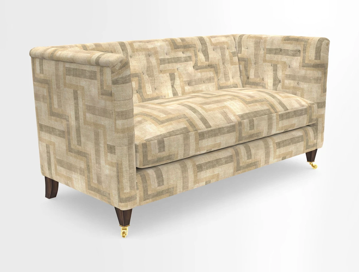 Holt Sofa in Cloth 22 Grand Teton Jade Seat in Cloth 22 Cedar Breaks Jade