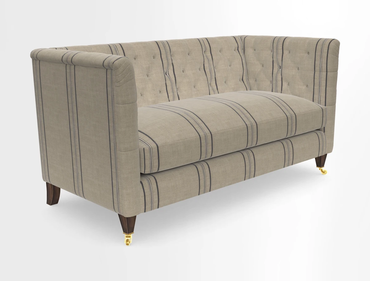 Holt Sofa in Cloth 22 Grand Teton Jade Seat in Cloth 22 Cedar Breaks Jade