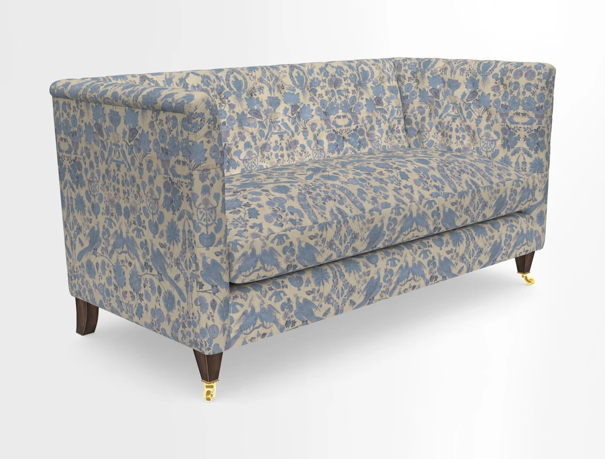 Holt Sofa in Cloth 22 Grand Teton Jade Seat in Cloth 22 Cedar Breaks Jade
