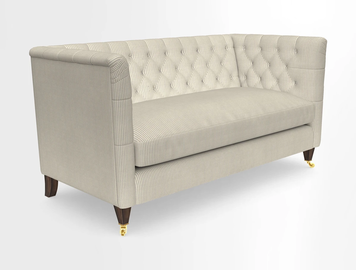 Holt Sofa in Cloth 22 Grand Teton Jade Seat in Cloth 22 Cedar Breaks Jade