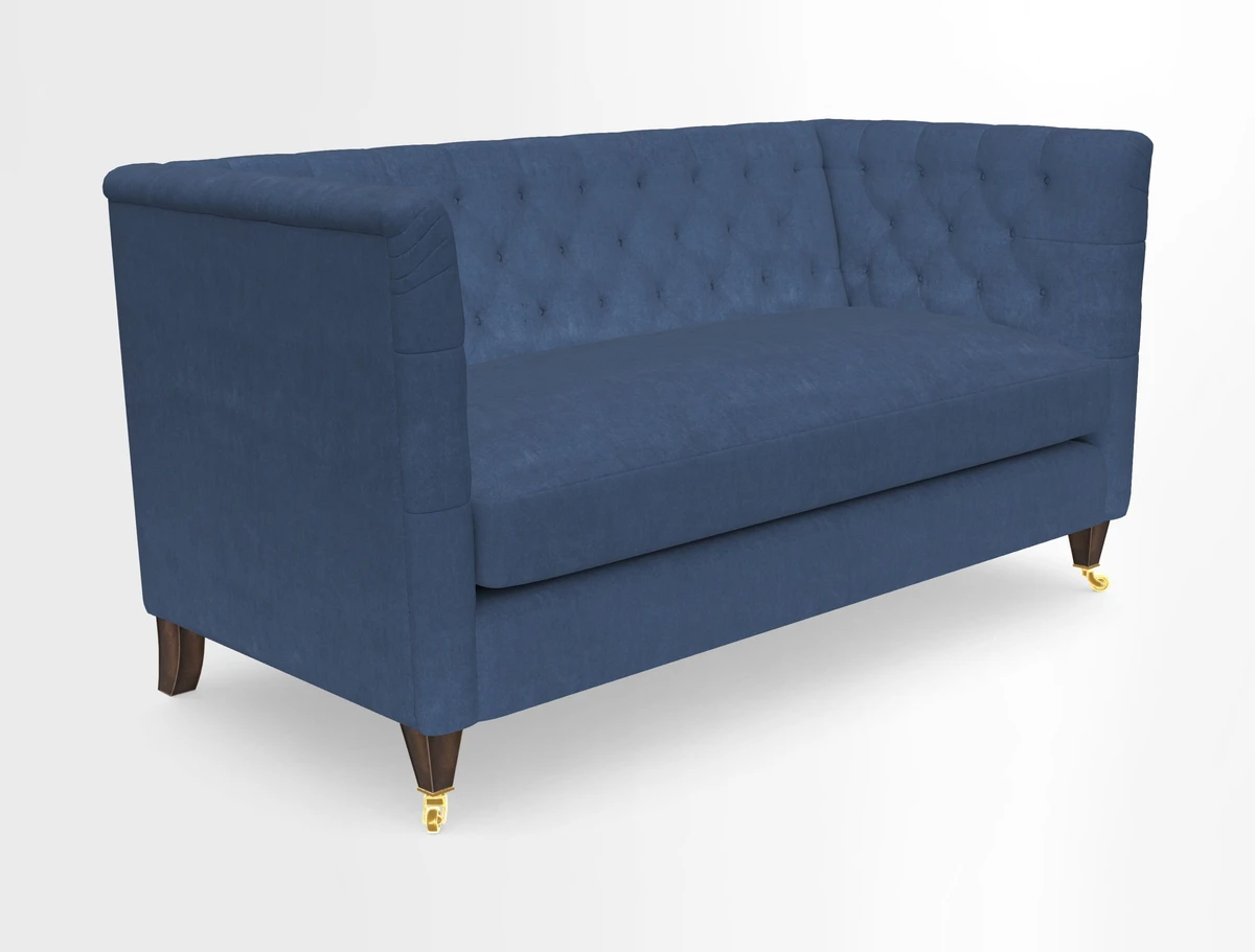 Holt Sofa in Cloth 22 Grand Teton Jade Seat in Cloth 22 Cedar Breaks Jade